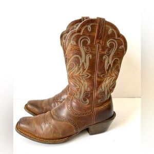 Ariat Legend Leather Cowboy Western Boots 8